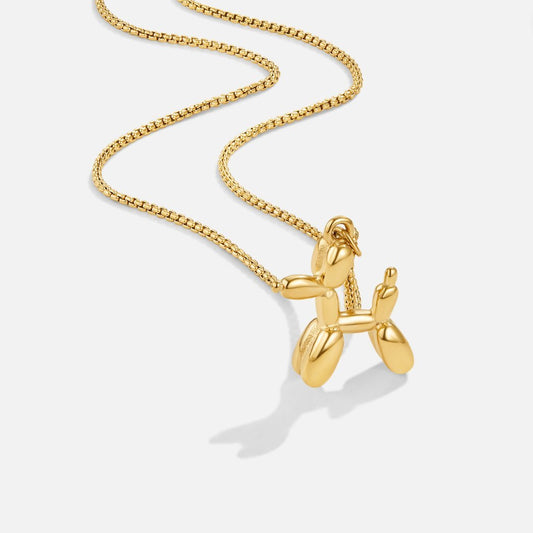 Animal - Shaped Golden Ball Necklace