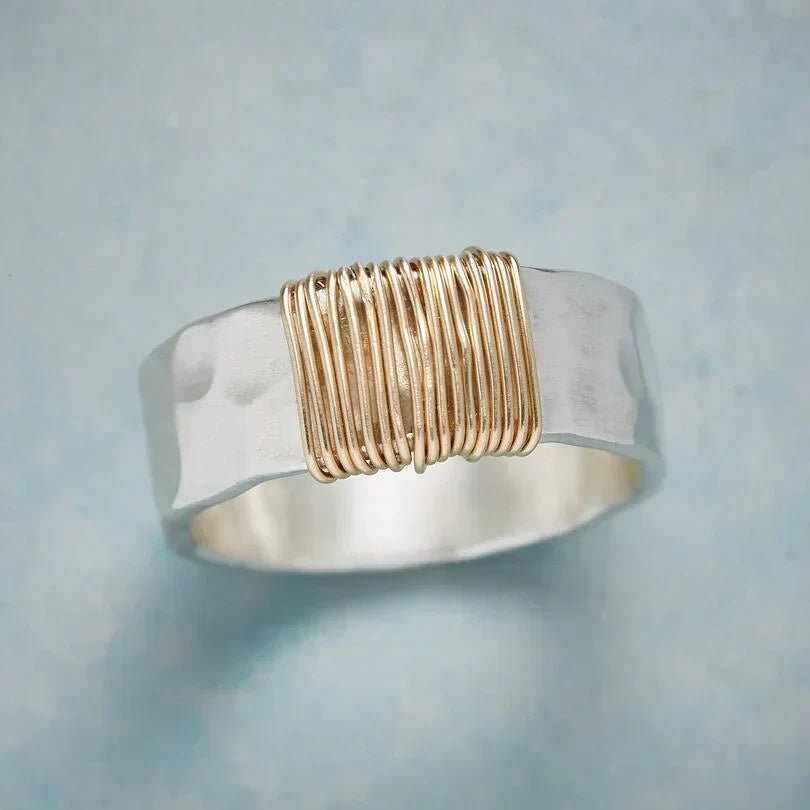 Bohemian Gold Thread Ring