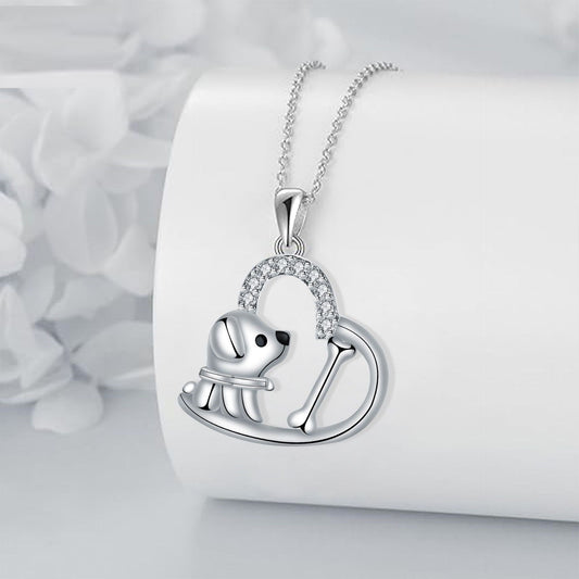 Bonnie™ — Heart pendant dog necklace