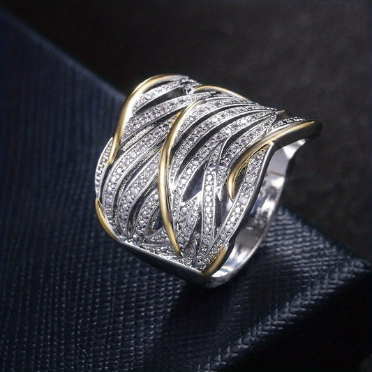 Chic Multi - Layer Twisted Ring