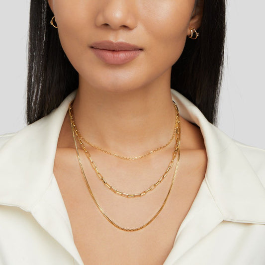 Elegant Mila Link Necklace