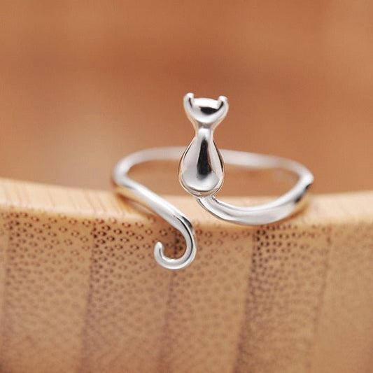 Mimi™ — Stainless steel adorable cat ring