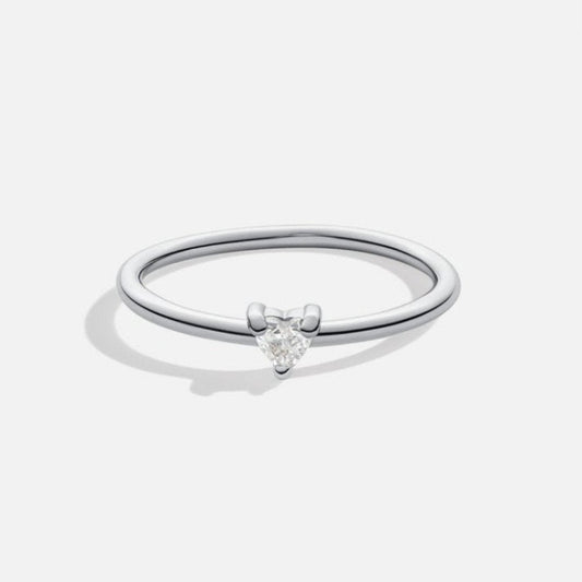 Mini Love Crystal Heart Ring