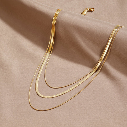 Multi - Layer Gold Necklace