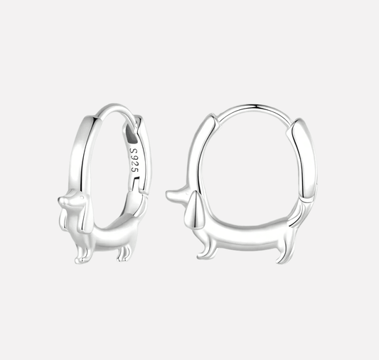 Precious Dachshund Hoops - A Pup Mom's Treasure