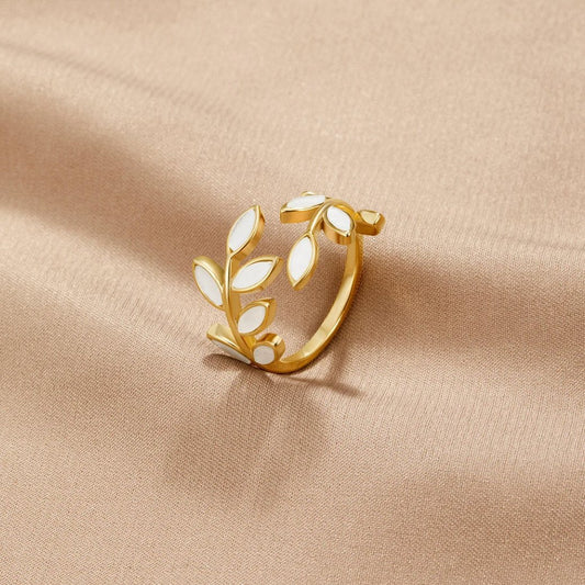 Radiant Leaf - Inspired Ring