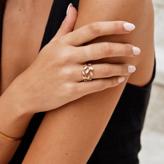 Radiant Leaf - Inspired Ring