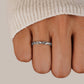 18K Silver Infinite Spinner Ring