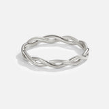 18K Silver Infinite Spinner Ring