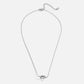 Adela Knot Silver Pendant Necklace