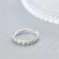 Adjustable Daisy Silver Ring