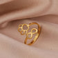 Adjustable Infinity Paw Ring – Stainless Steel