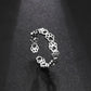 Adjustable Paw Print Ring – Made of Stainless Steel