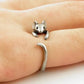 Adorable Mouse Wrap Ring – Vintage Adjustable Jewelry