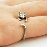 Adorable Mouse Wrap Ring – Vintage Adjustable Jewelry