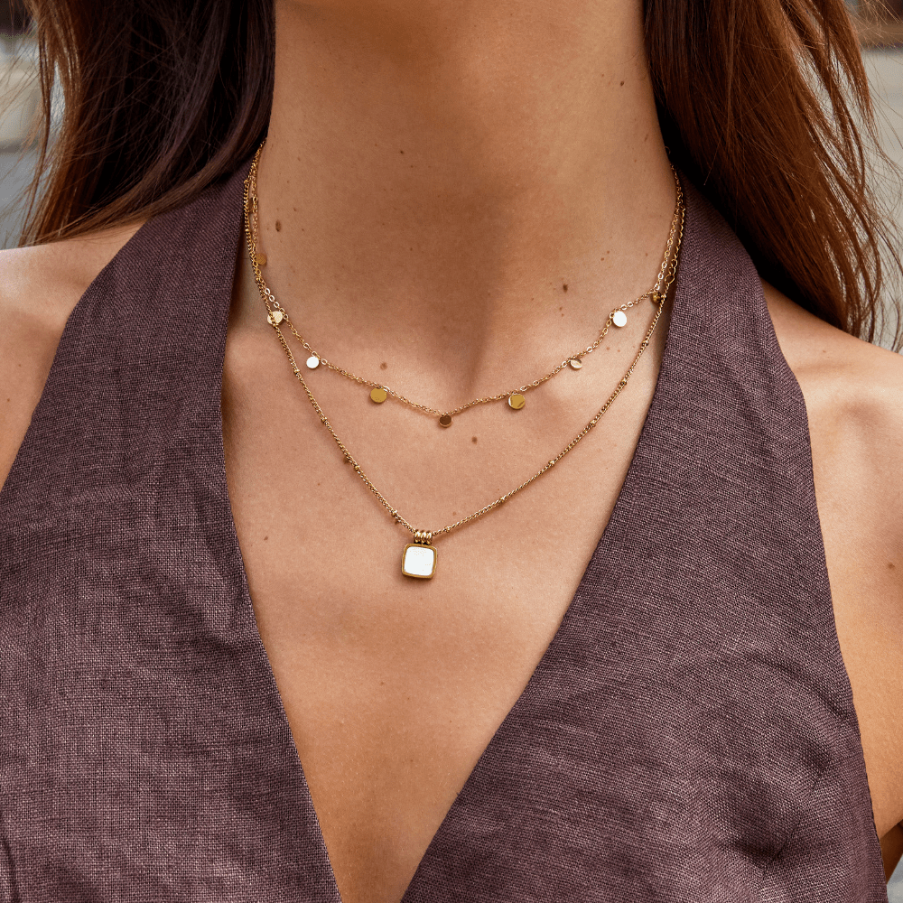 Agatha Gold Pendant Necklace