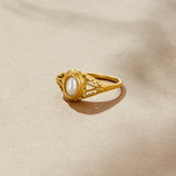 Aitana - Classic Pearl Vintage Ring