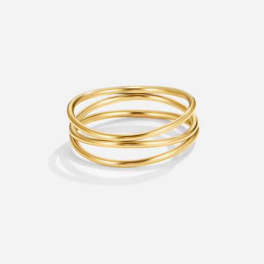 Alicia - Elegant Gold Ring