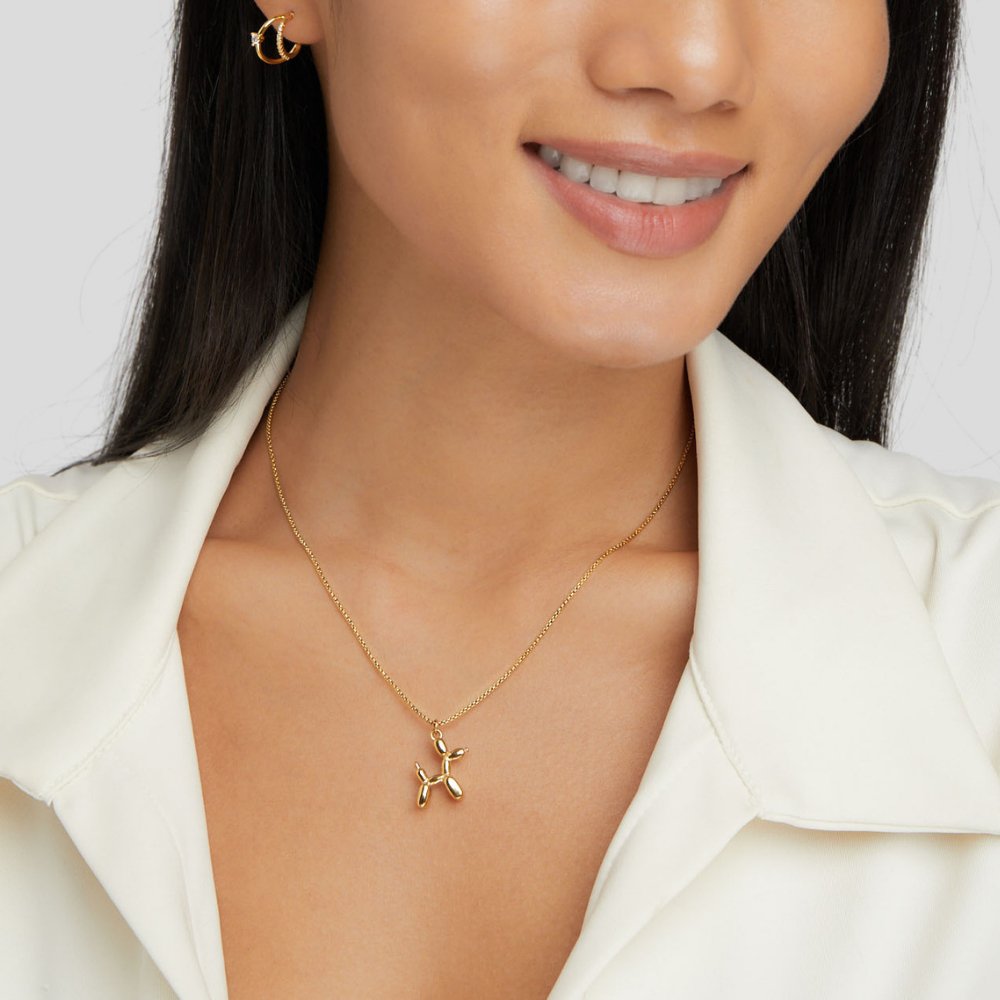 Animal - Shaped Golden Ball Necklace