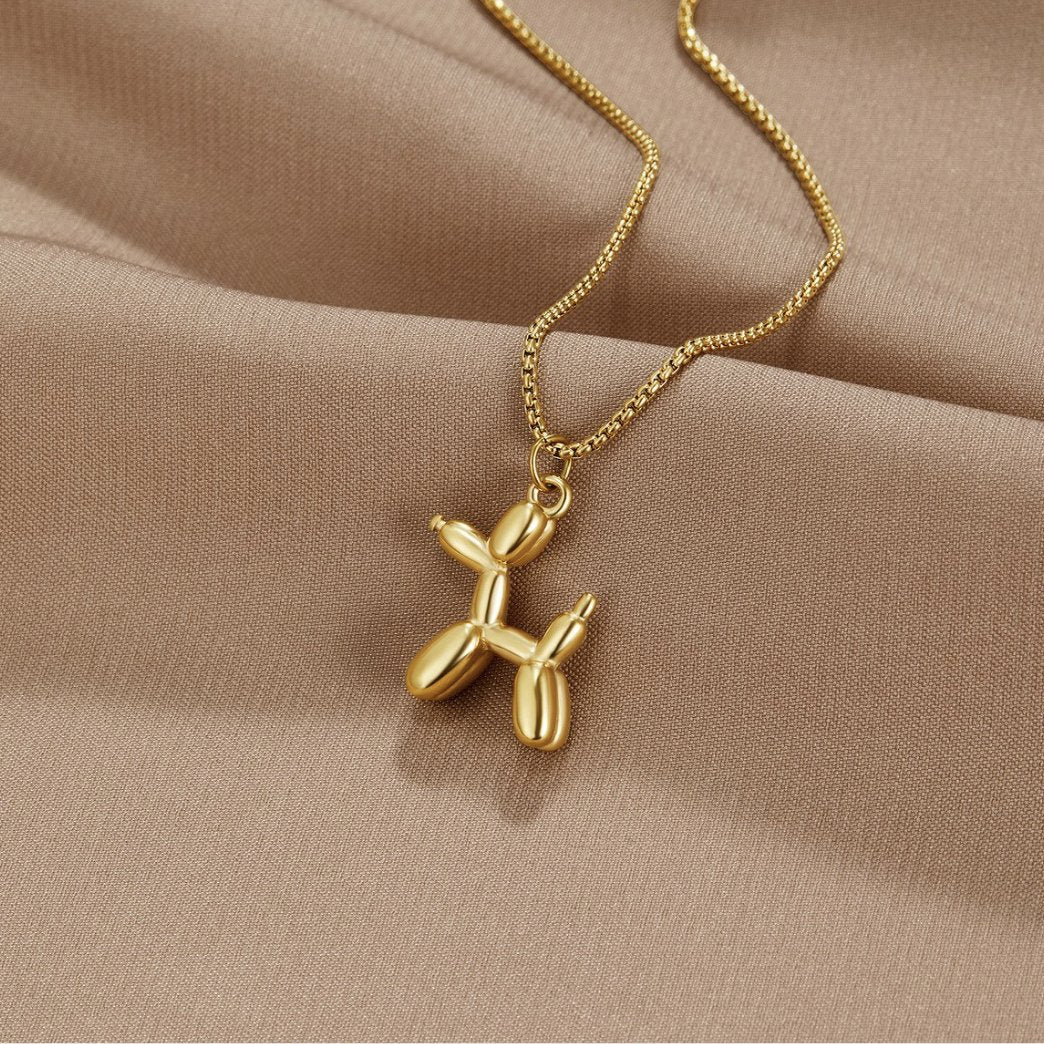 Animal - Shaped Golden Ball Necklace