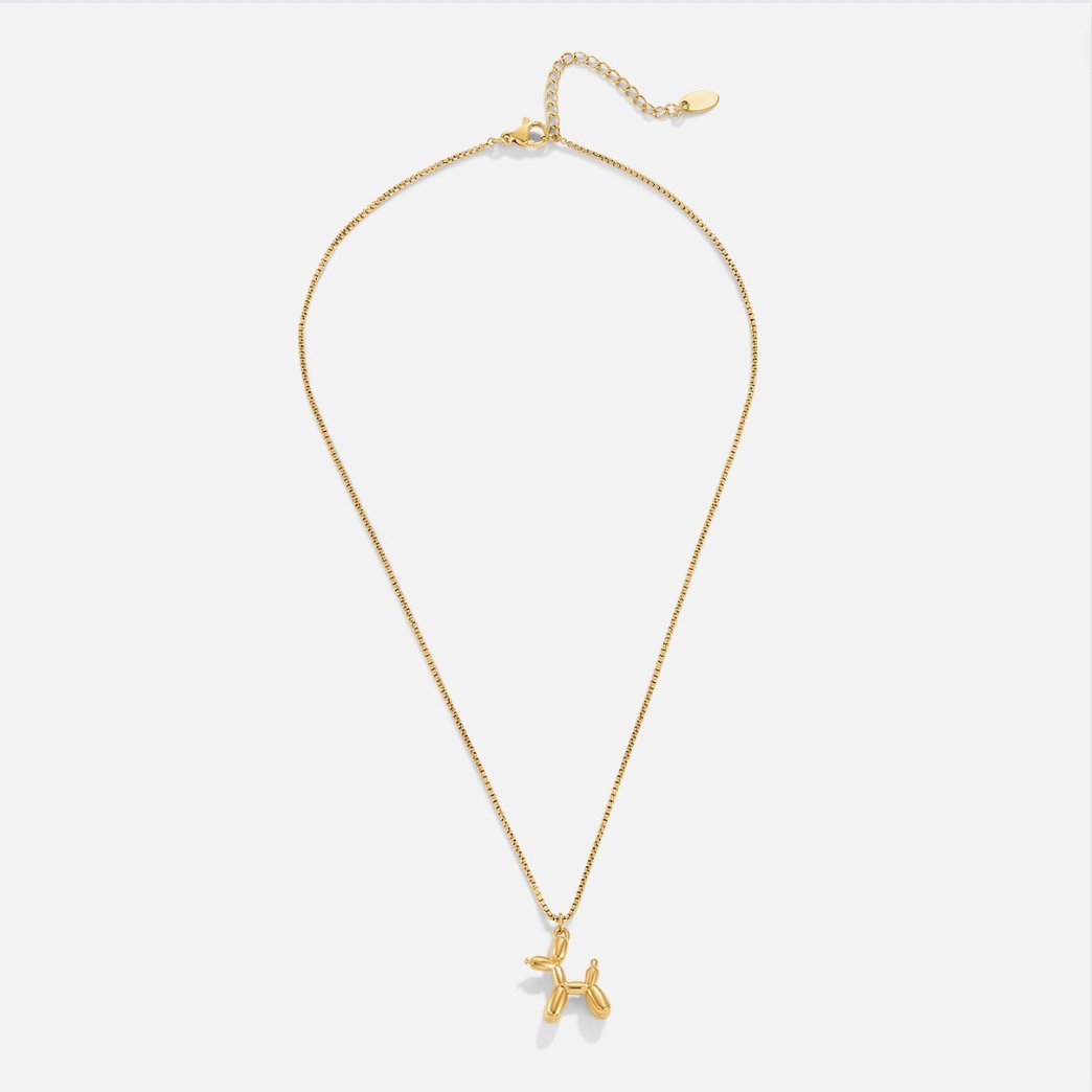 Animal - Shaped Golden Ball Necklace