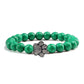 Beaded Paw Bracelet – Natural Stone Design