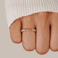 Bibiana - Elegant Pearl and Crystal Ring