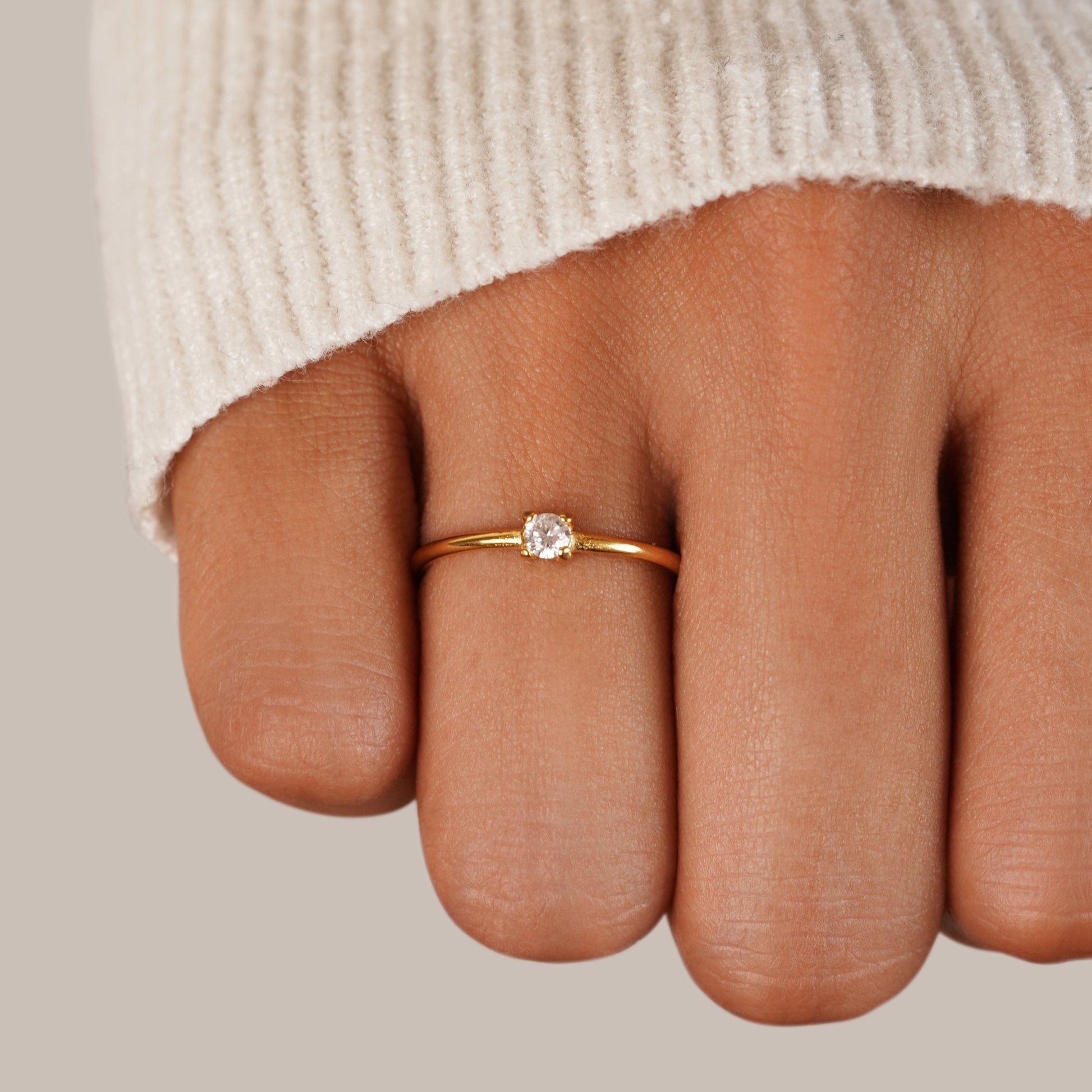 Birthstone Gold Rings
