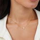 Blumen Power Gold Necklace with Chain Design