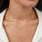 Blumen Power Gold Necklace with Chain Design