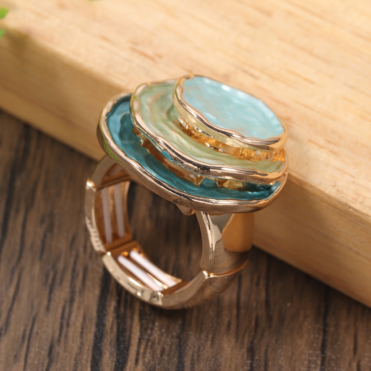 Bohemian Triple - Layer Enamel Ring