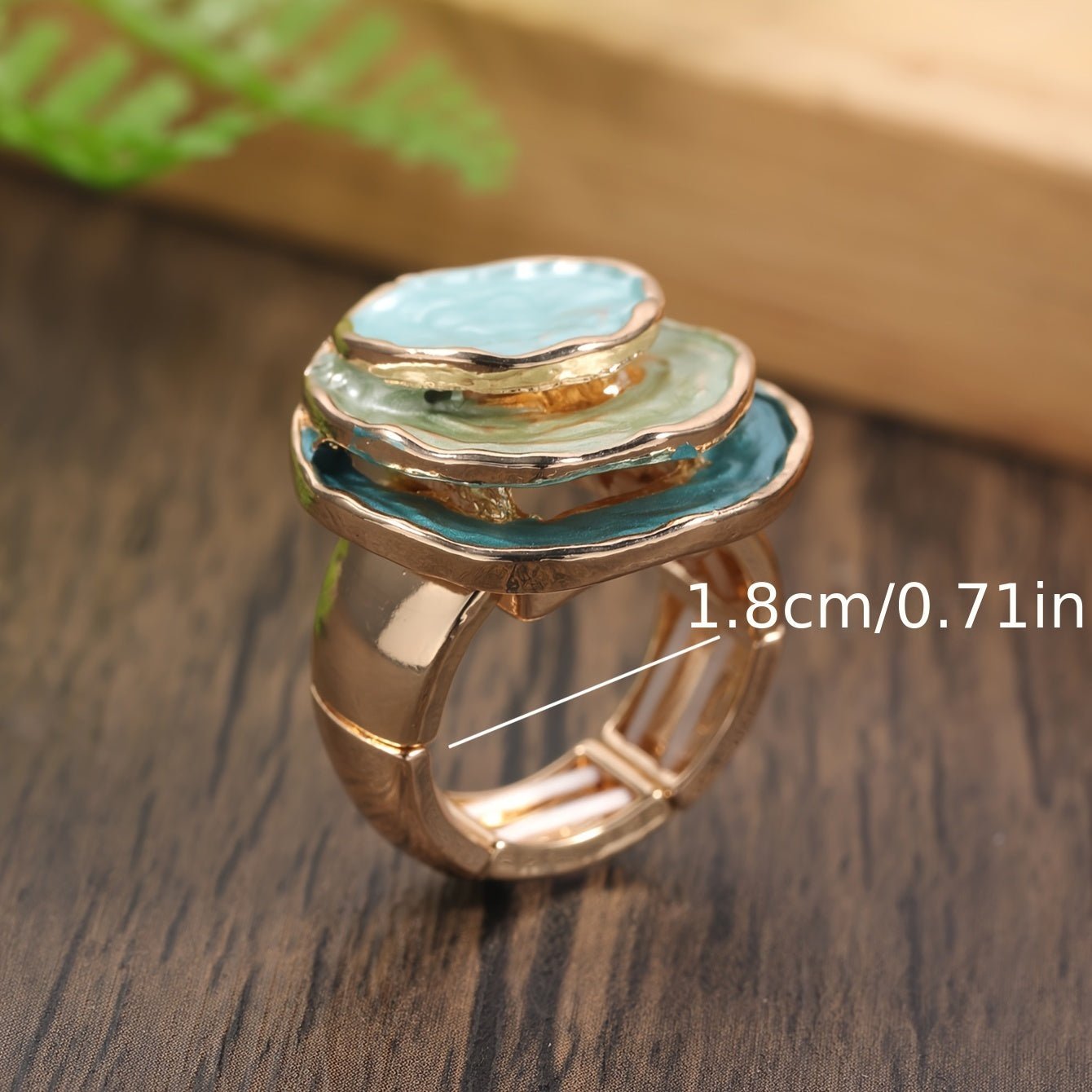 Bohemian Triple - Layer Enamel Ring