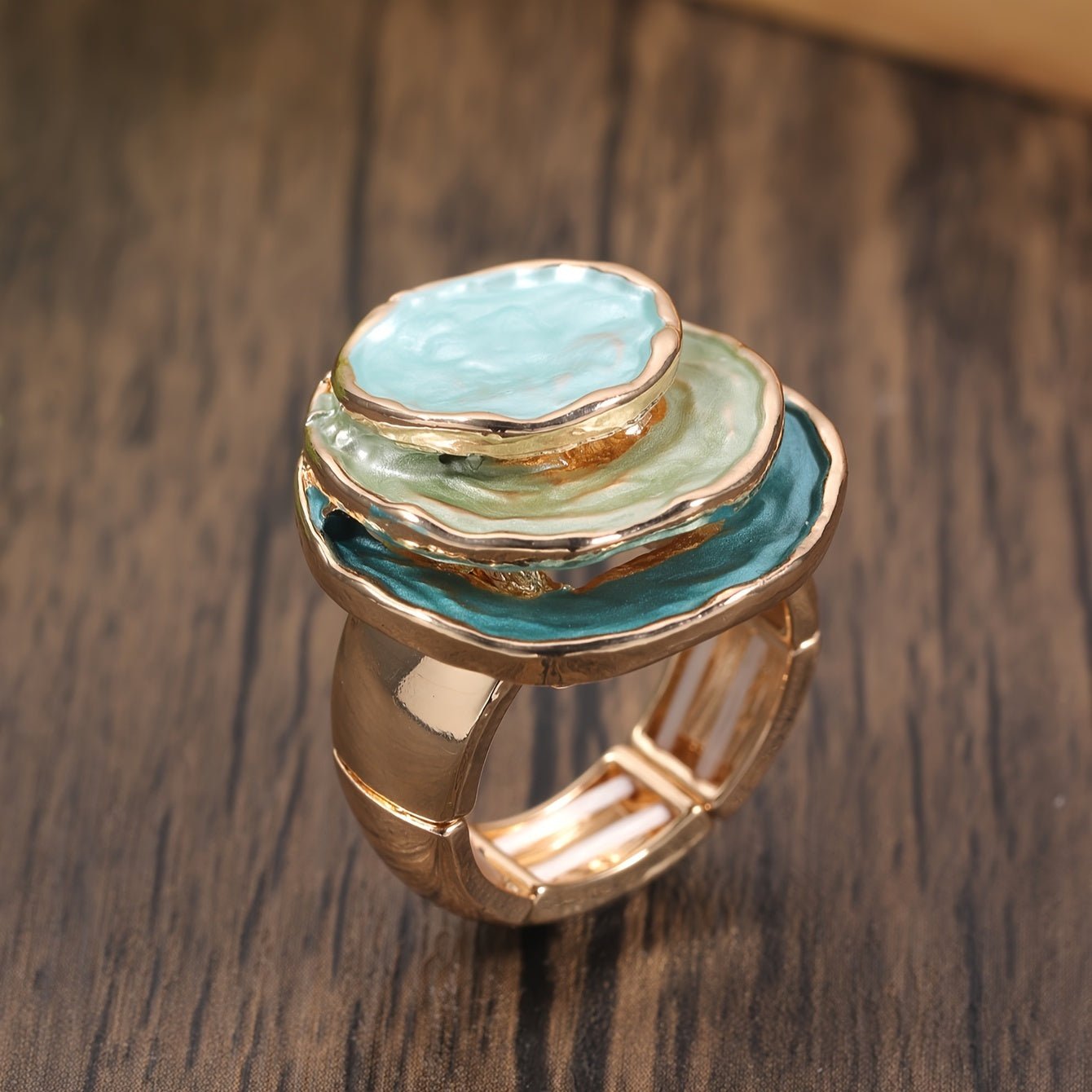 Bohemian Triple - Layer Enamel Ring