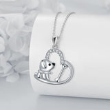 Bonnie™ — Heart pendant dog necklace