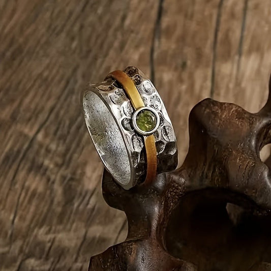 Chic Green Zirconia Ring
