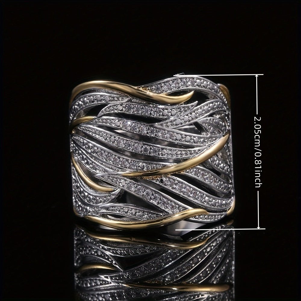 Chic Multi - Layer Twisted Ring
