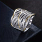 Chic Multi - Layer Twisted Ring