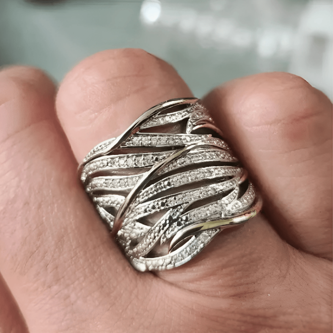 Chic Multi - Layer Twisted Ring