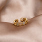 Cinthia - Elegant Gold Ring Adorned with Crystals