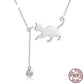 Cleo™ — Delicate cat chain pendant necklace