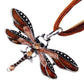 Crystal Dragonfly Pendant Necklace