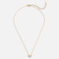 Crystal Leaf Necklace by Omelia