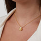 Crystal Shell Pendant Necklace by Luca