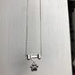 Dainty Dog Paw Necklace in Stainless Steel