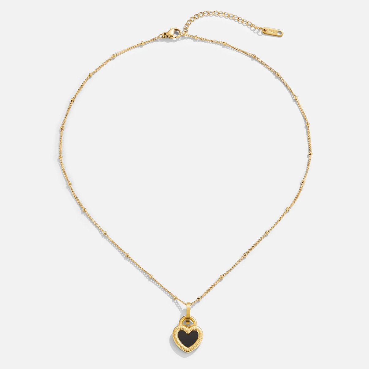 Double - Sided Heart 'Falling For You' Necklace