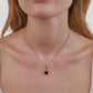 Double - Sided Heart 'Falling For You' Necklace