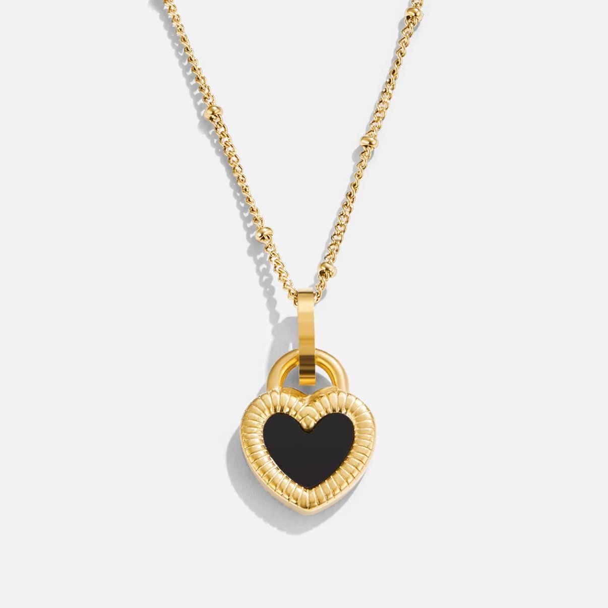 Double - Sided Heart 'Falling For You' Necklace