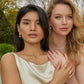 Elegant Golden Pearl Necklace by Reine
