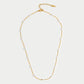 Elegant Golden Pearl Necklace by Reine