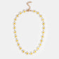 Elegant White Daisy Pendant Necklace